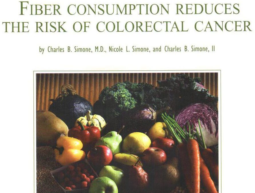 FIBER REDUCES THE RISK OF COLORECTAL CANCERS AND POLYPS
