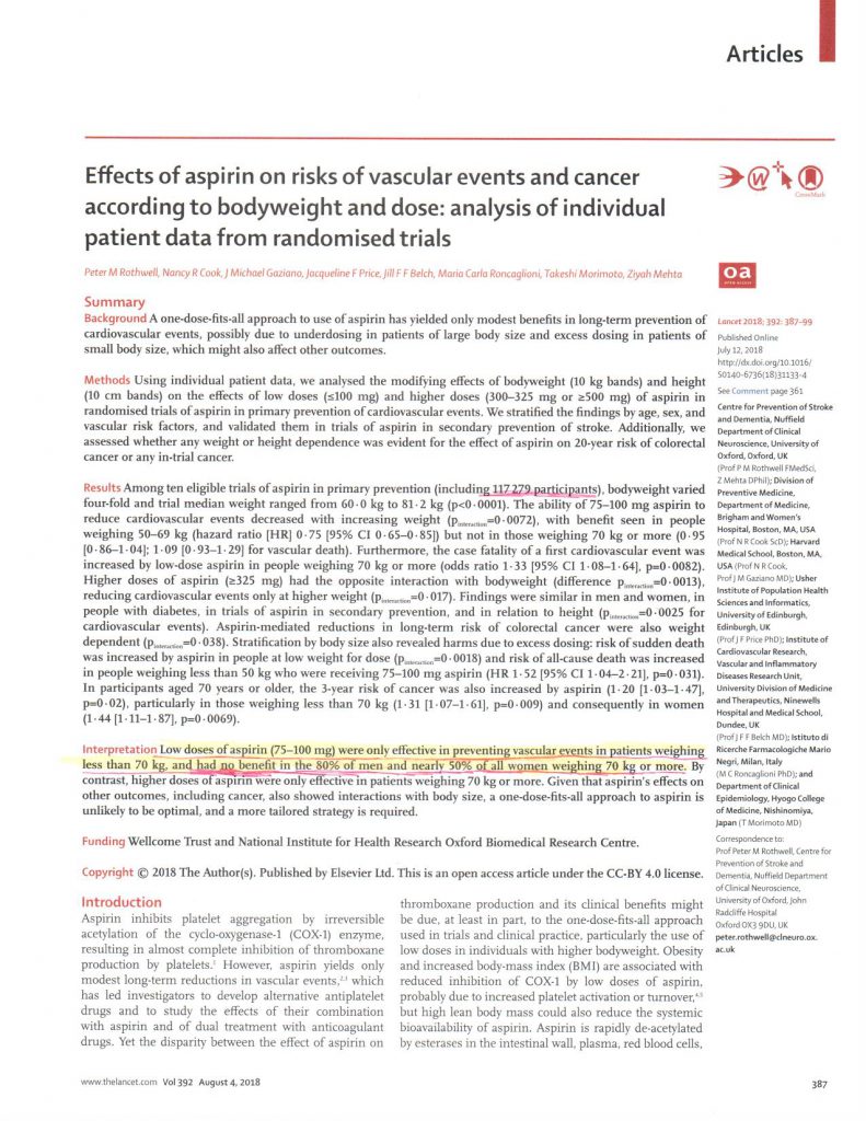 ASPIRIN WHAT DOSE, WHAT FORM, WHEN TO TAKE IT, BENEFIT Simone Super Energy