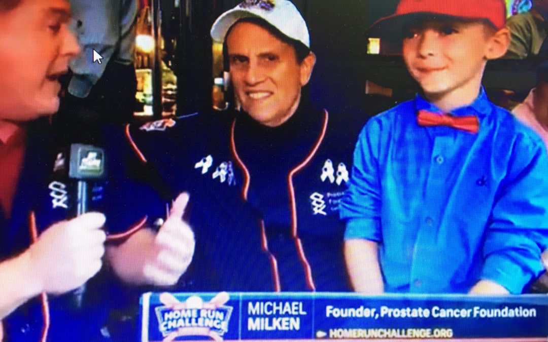 PROSTATE CANCER FOUNDATION, FOUNDER MICHAEL MILKEN WITH NICHOLAS